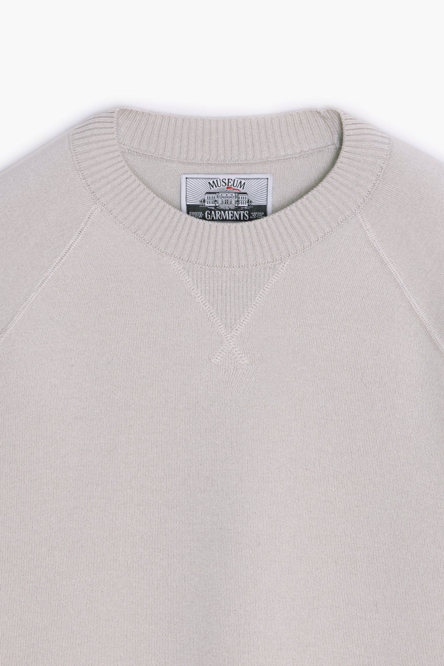 Athletic Sweater Raglan - Light Grey melange