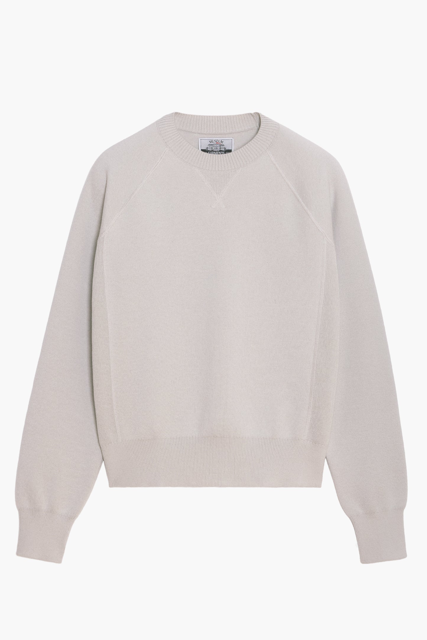 Athletic Sweater Raglan - Light Grey melange