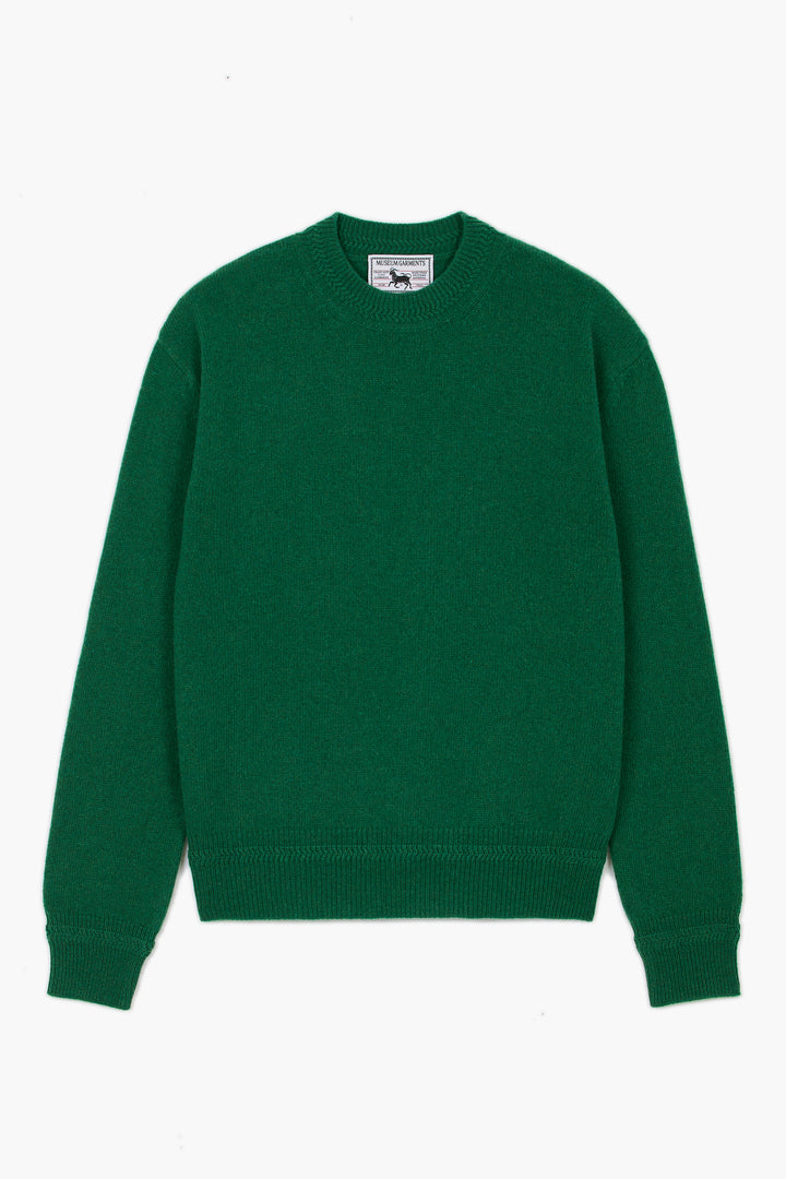 Relaxed Cashmere Crewneck - Vert