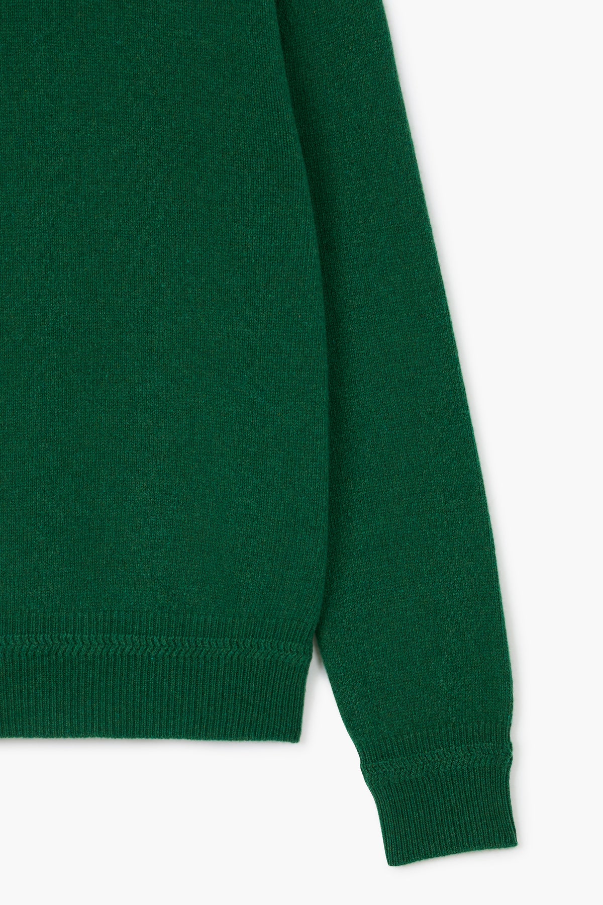 Relaxed Cashmere Crewneck - Vert