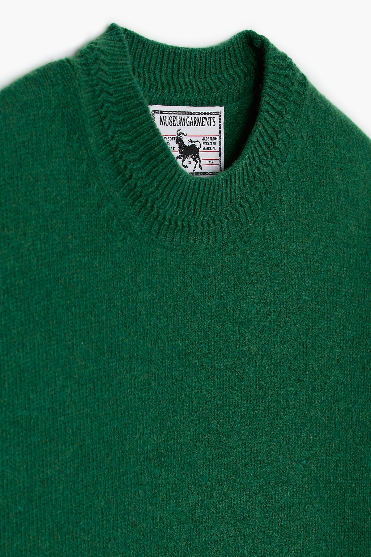 Relaxed Cashmere Crewneck - Vert