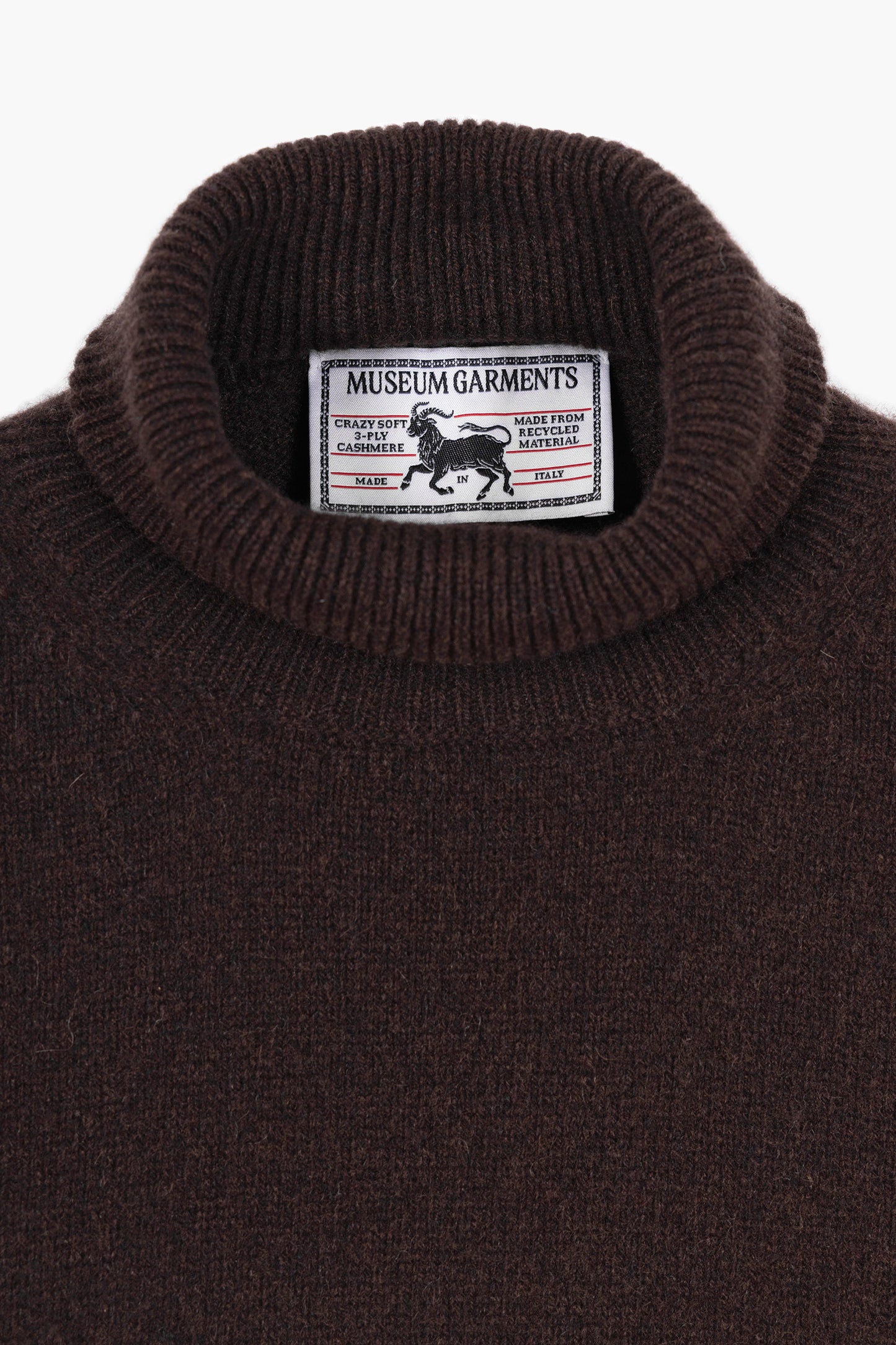 Relaxed Cashmere Turtleneck - Brown