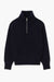Sailor Sweater - Laine d'agneau Bleu Marine