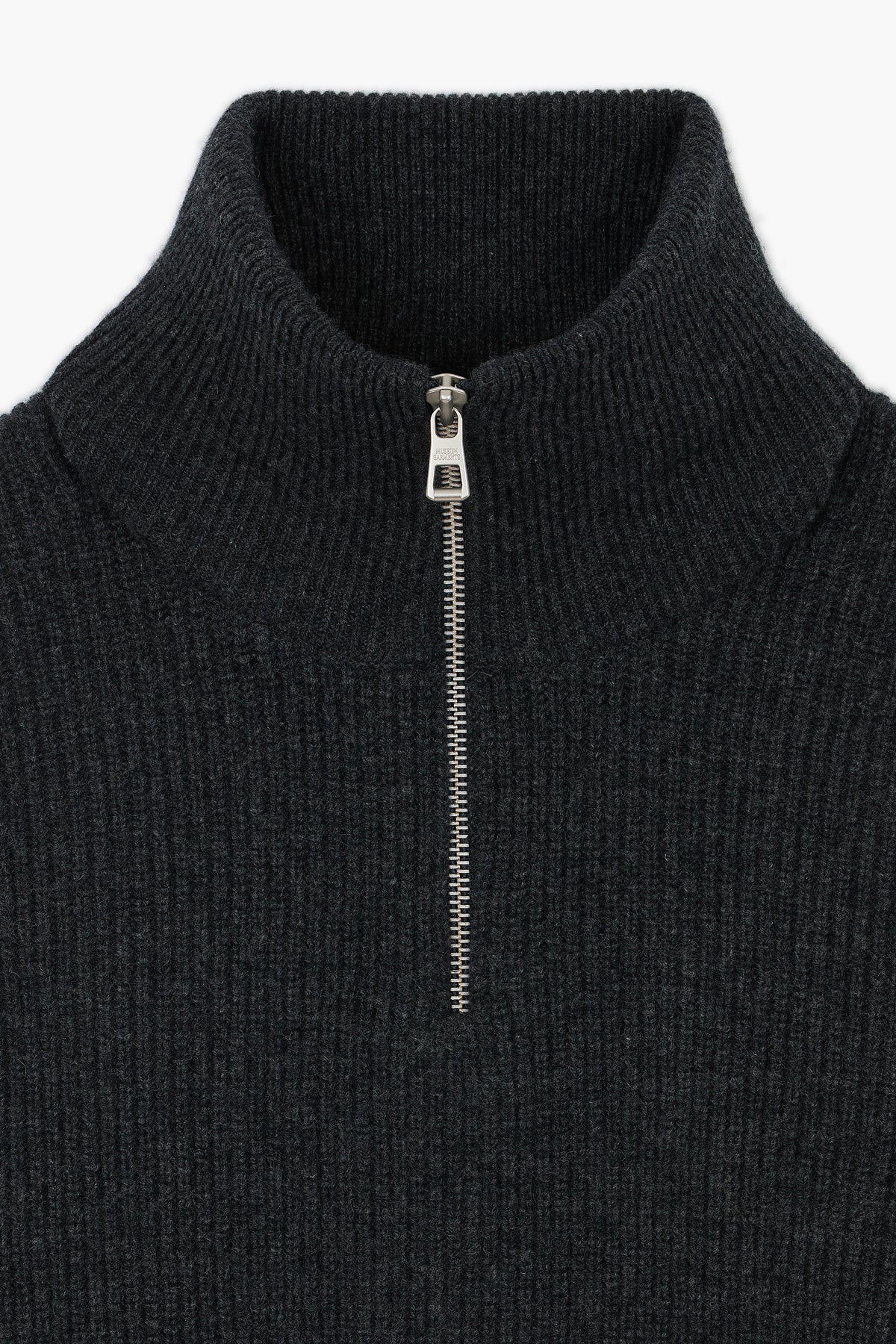 Sailor Sweater - Laine d'agneau Gris Chiné Anthracite