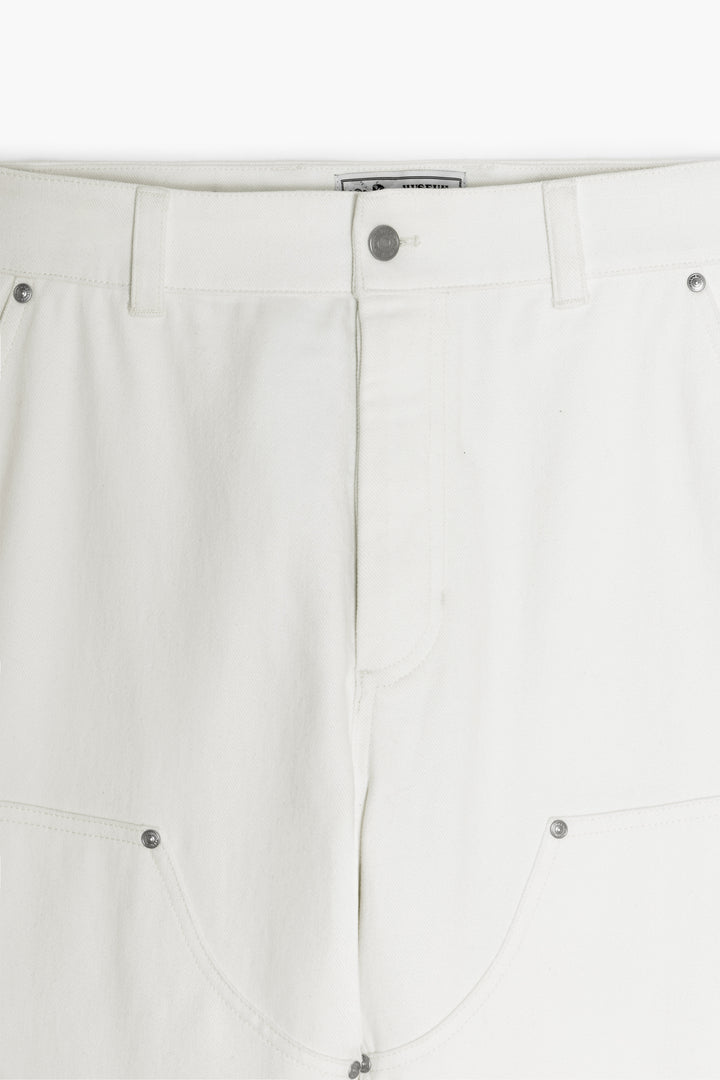 Pantalon Soft Double Knee - Twill de coton Ecru