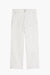 Pantalon Soft Double Knee - Twill de coton Ecru