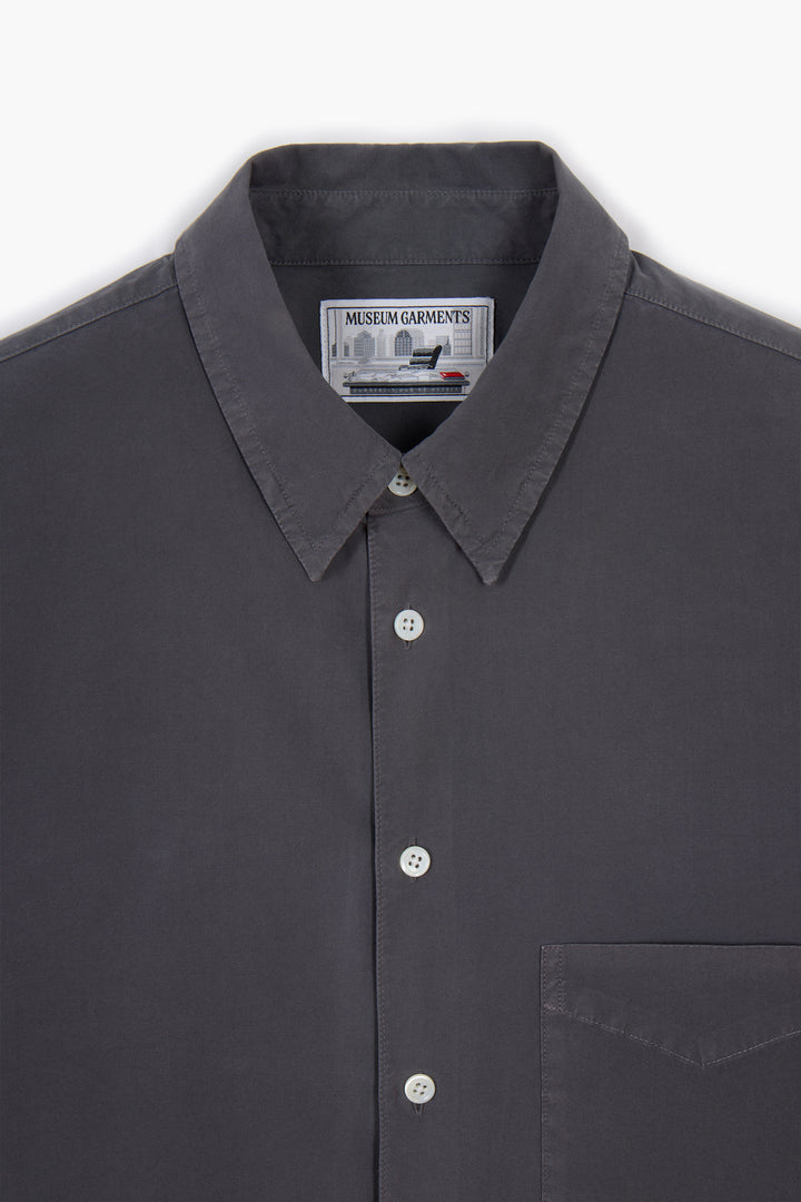 Corporate shirt - Garment Dyed Gris Anthracite