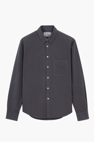 Corporate shirt - Garment Dyed Gris Anthracite