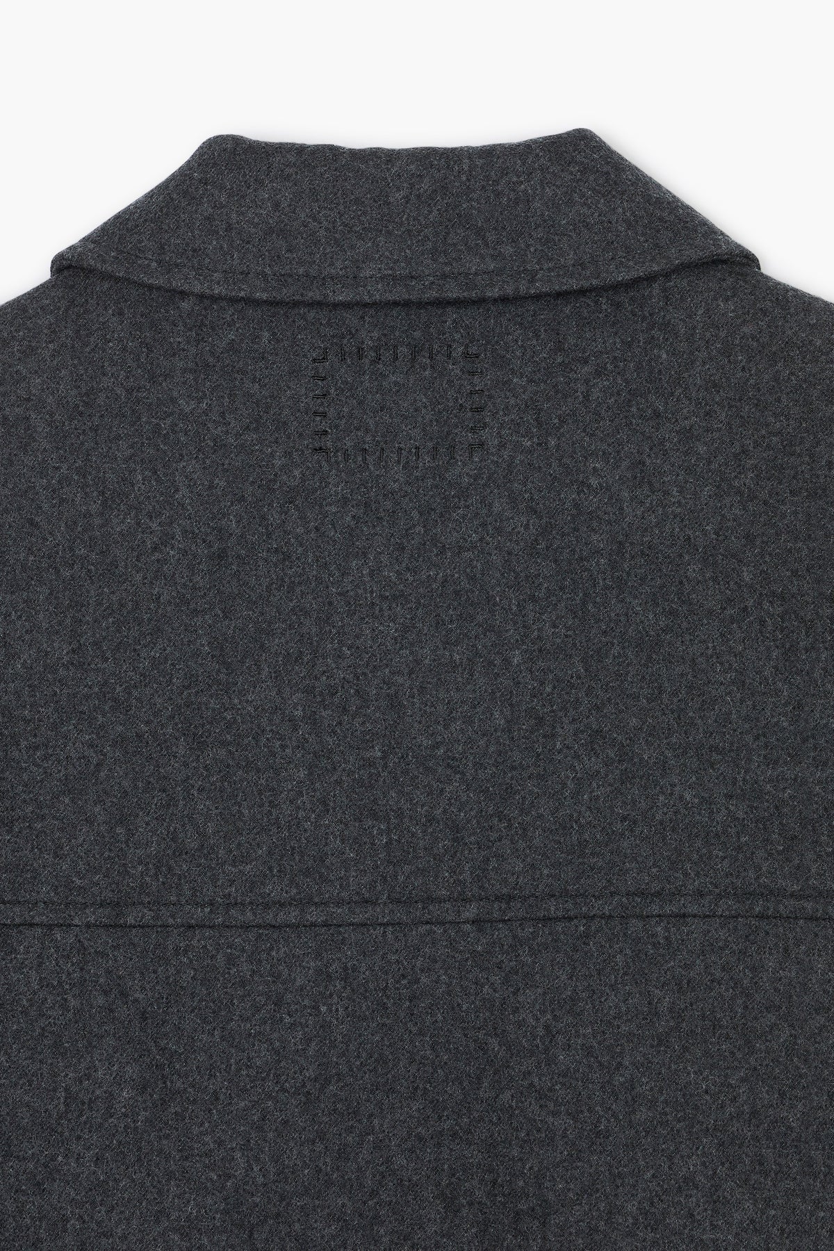 Exhibition Jacket - Flanelle de laine Gris Chiné