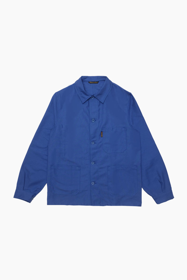 Cotton work jacket Blue
