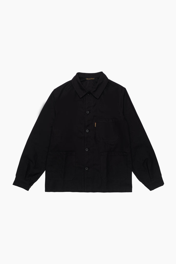 Cotton work jacket Black
