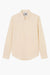 Corporate Shirt - Popeline de coton rayée Vanille/Blanc