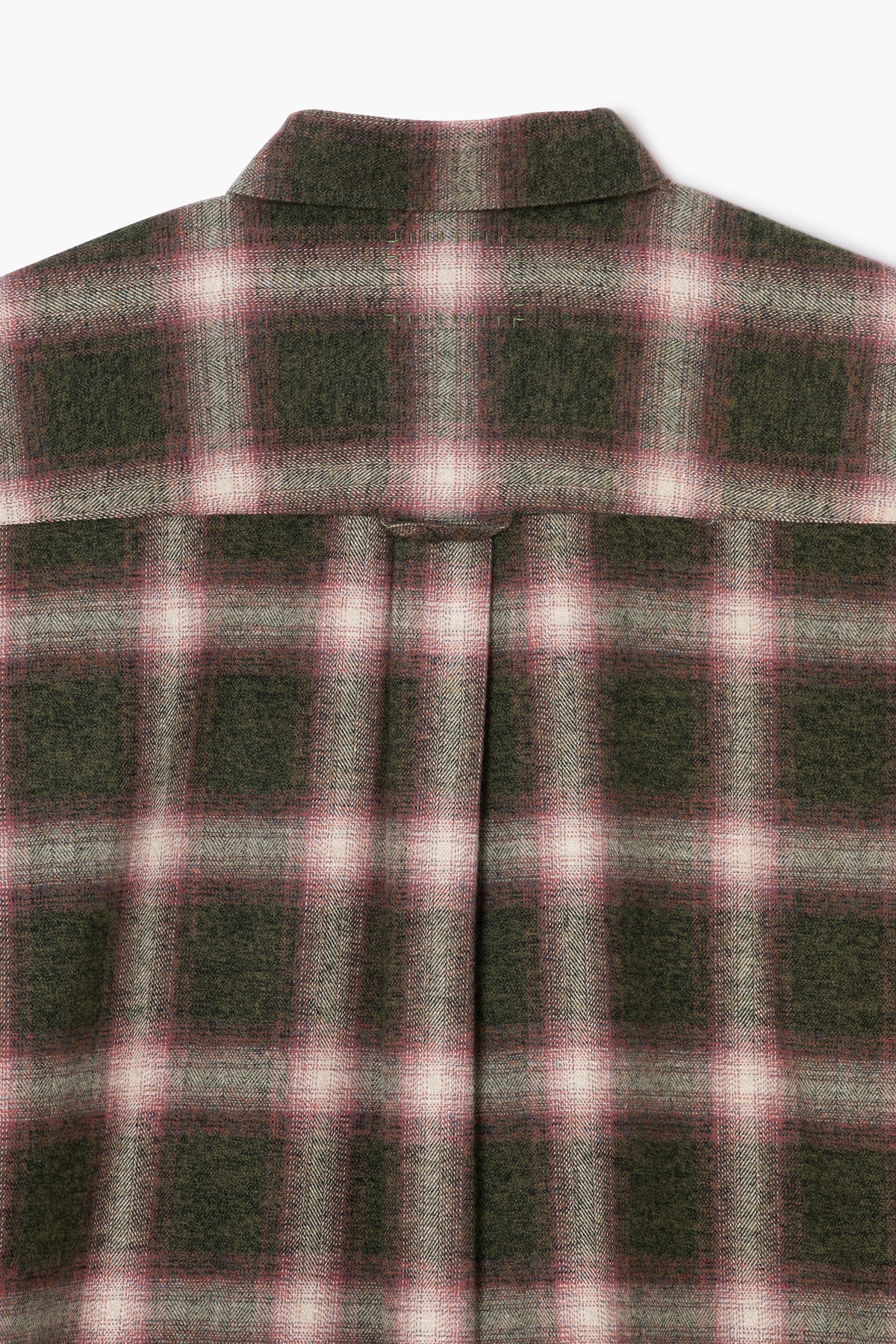 Dad's shirt - Checked Cotton flannel Green/Red