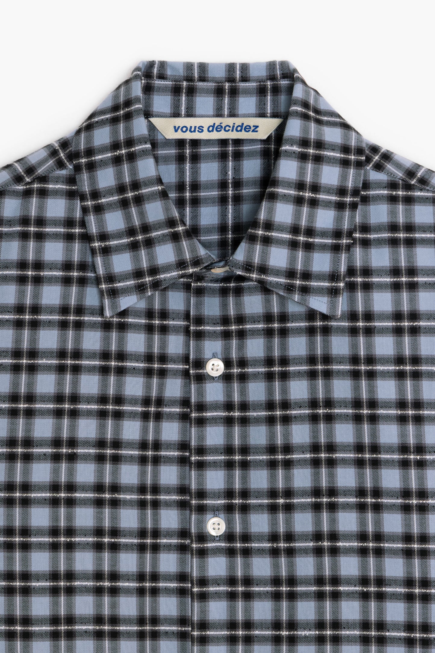 Find shirt - Carreaux Bleu Marine/Blanc