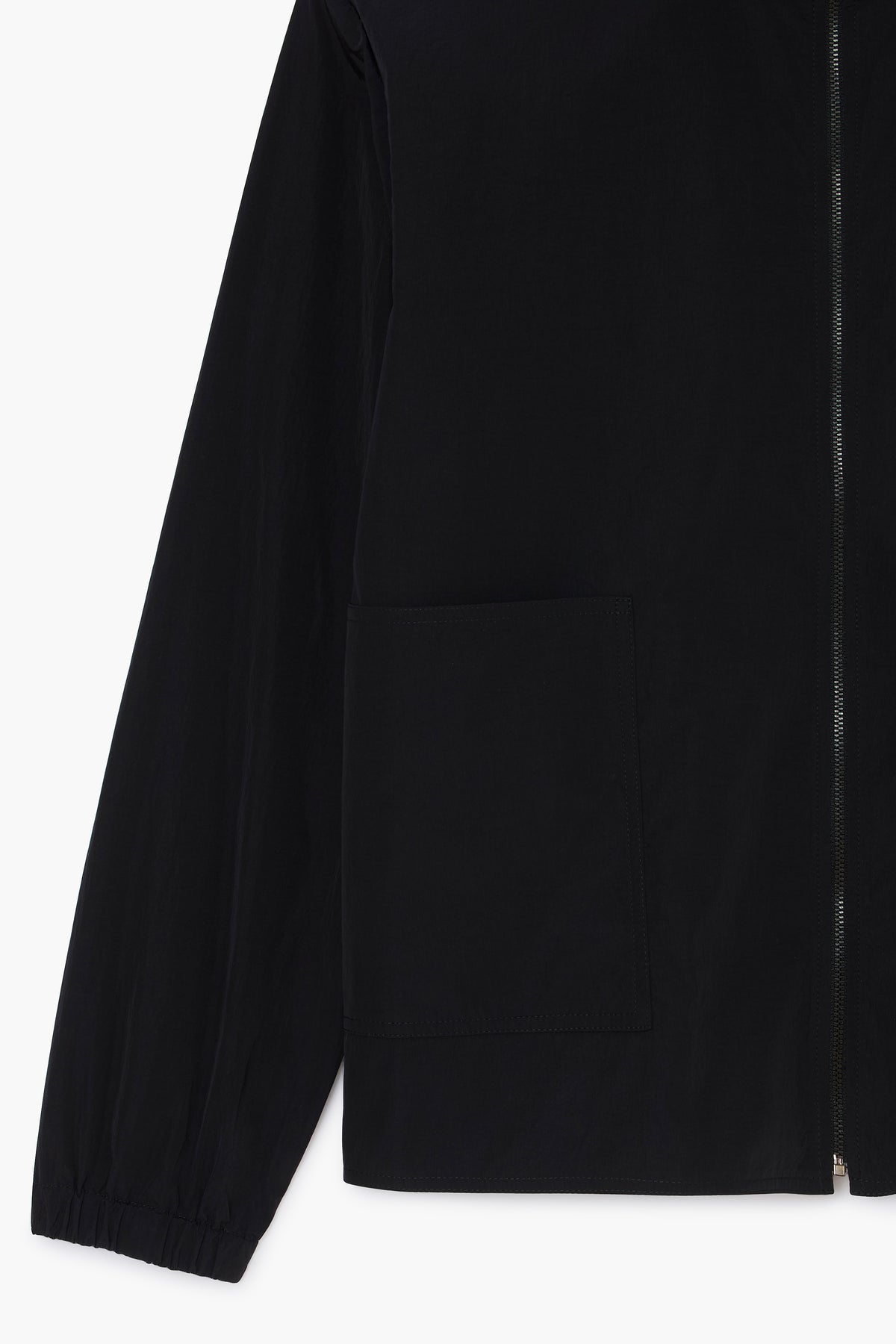 Training Zip Jacket - Black Nylon
