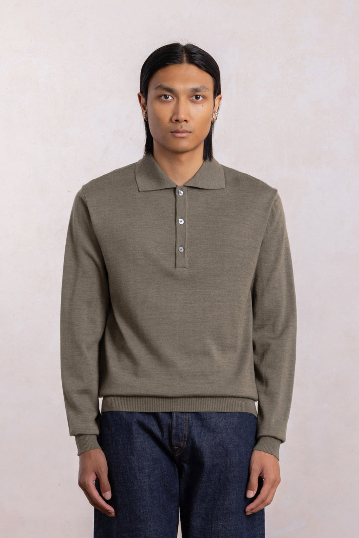 Another Polo Shirt – Olijfgroen