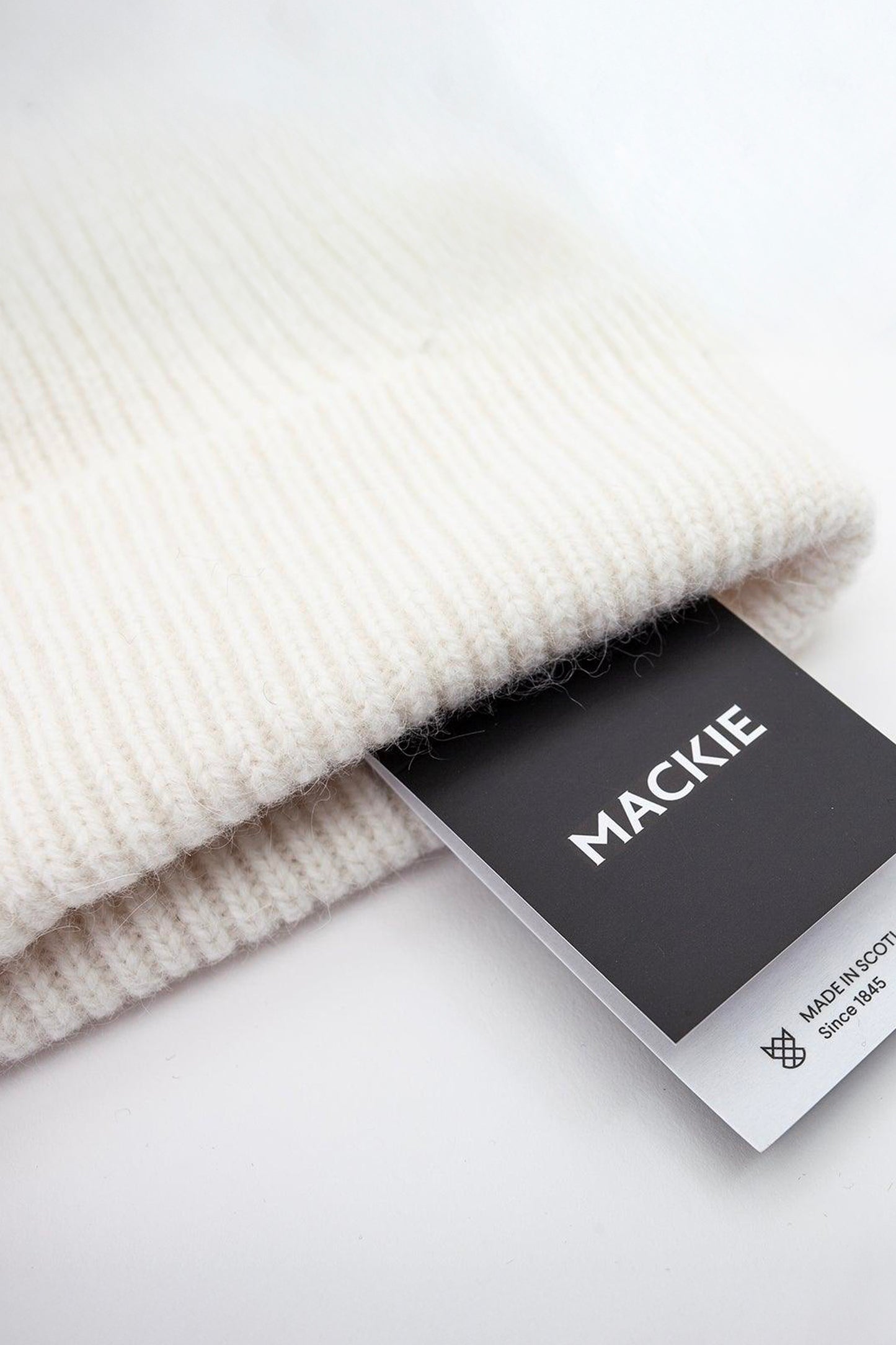 Wool Beanie - White