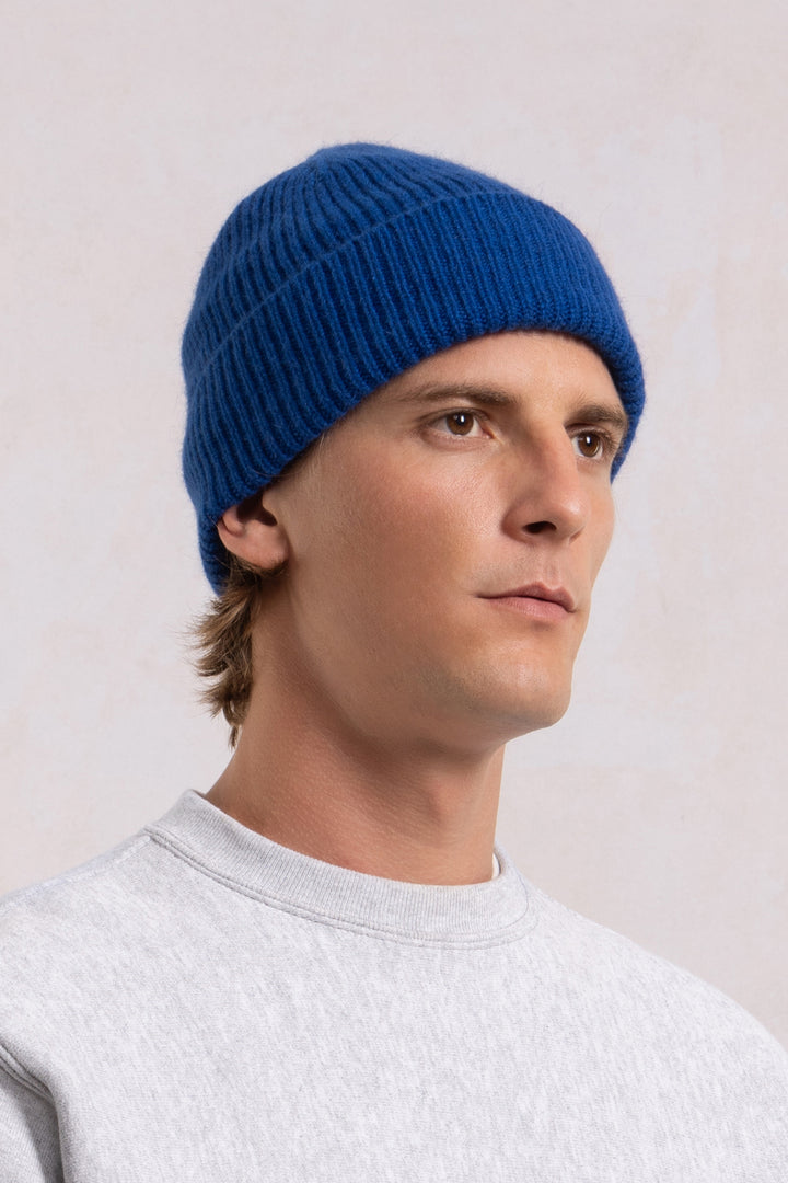 Wool Beanie - Royal Blue