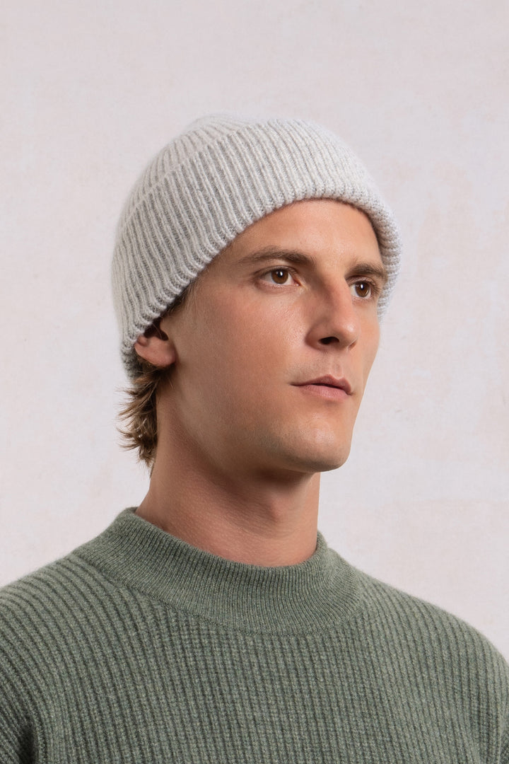 Wool Beanie Light - Gray