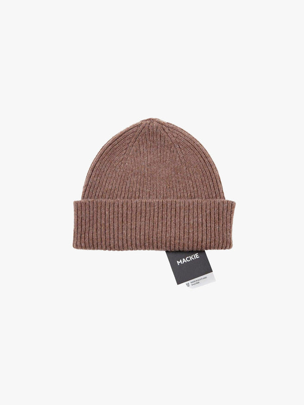 Bonnet en laine - Marron