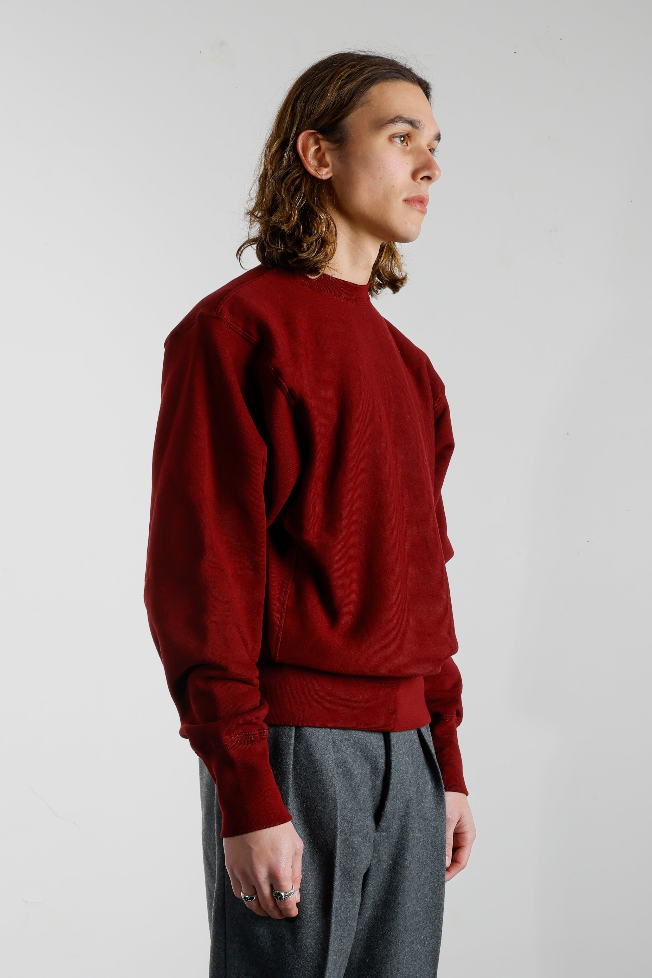 Sweatshirt Crewneck Max-weight - Bordeaux