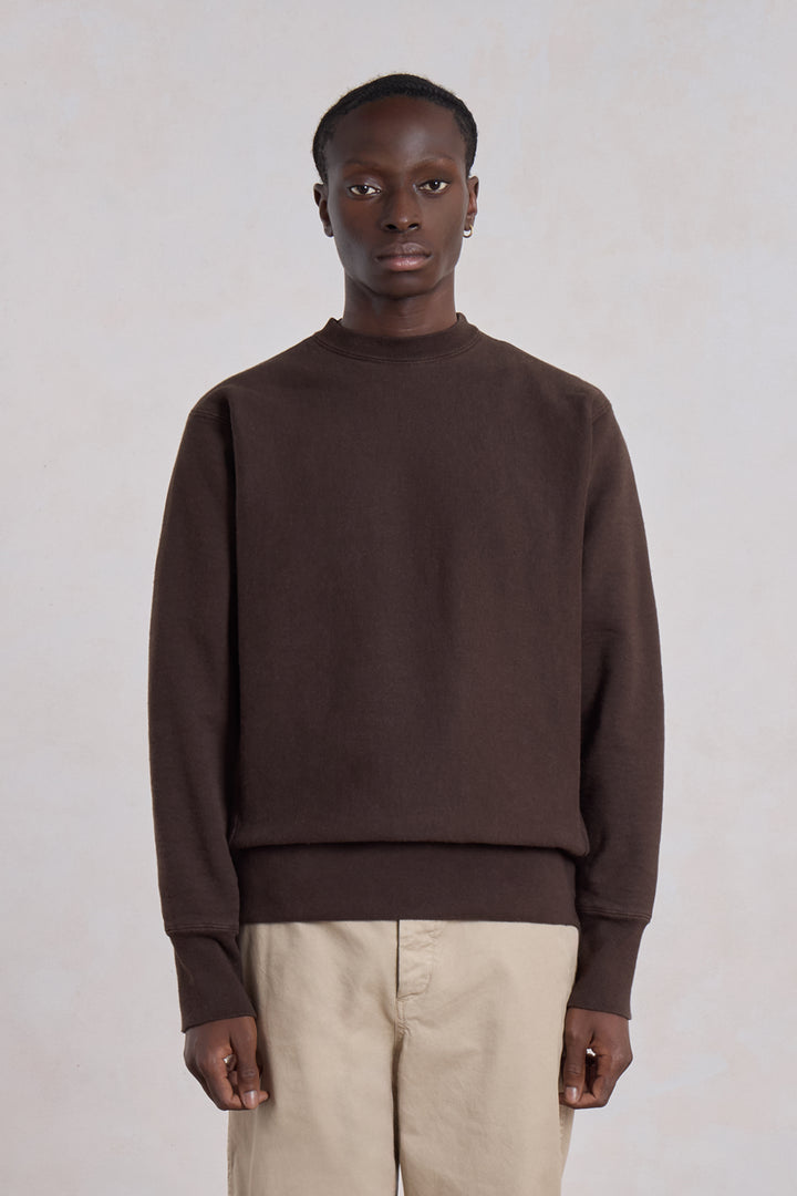 Sweatshirt Crewneck Max-weight - Marron