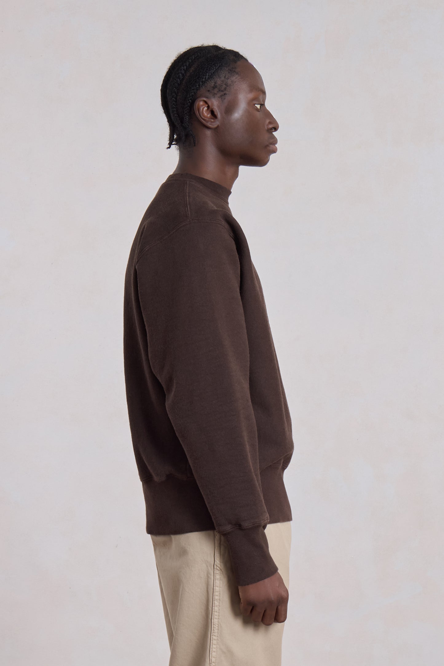 Max-weight Crewneck Sweatshirt - EXCLU - Brown