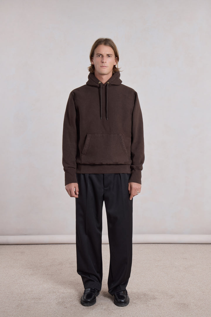 Hoodie Max-weight - Marron