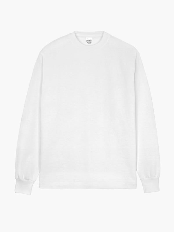 Max-weight t-shirt met lange mouwen - Wit