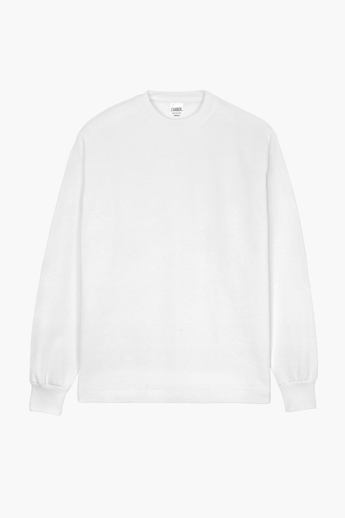 Max-weight t-shirt met lange mouwen - Wit