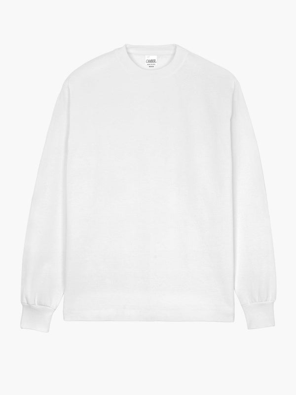 T-shirt Max-weight manches longues - Blanc