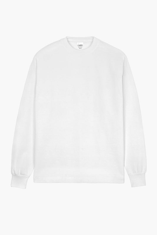 T-shirt Max-weight manches longues - Blanc
