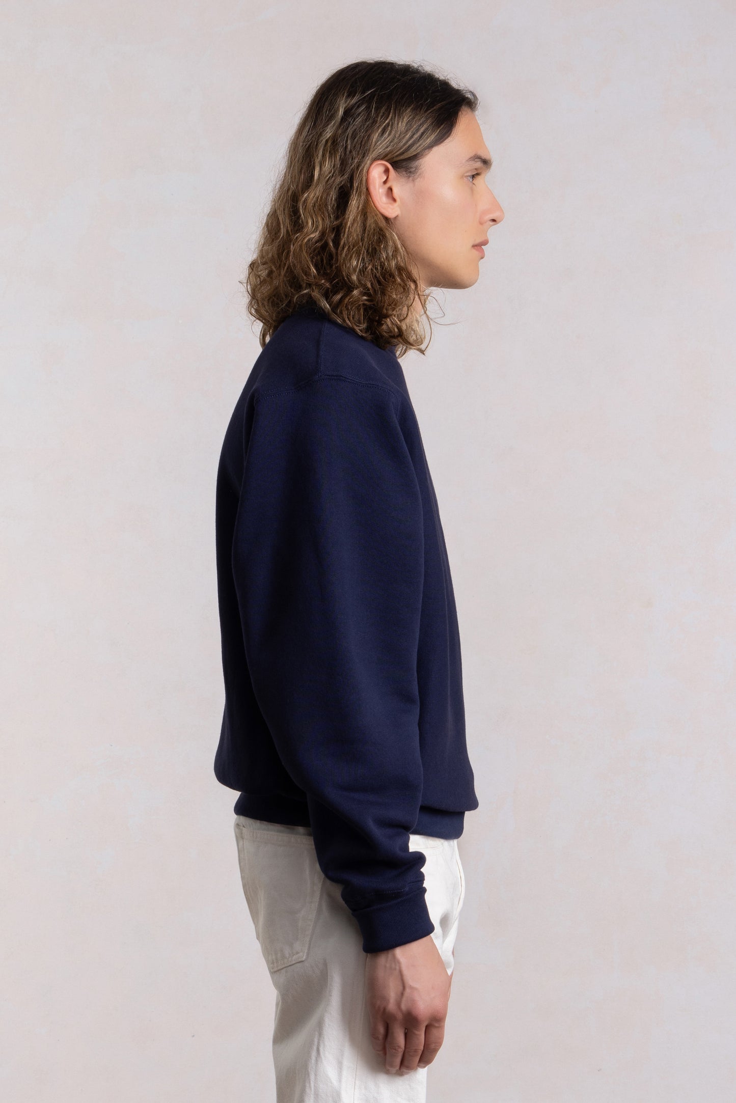 Sweatshirt Crewneck Max-weight - Bleu Marine