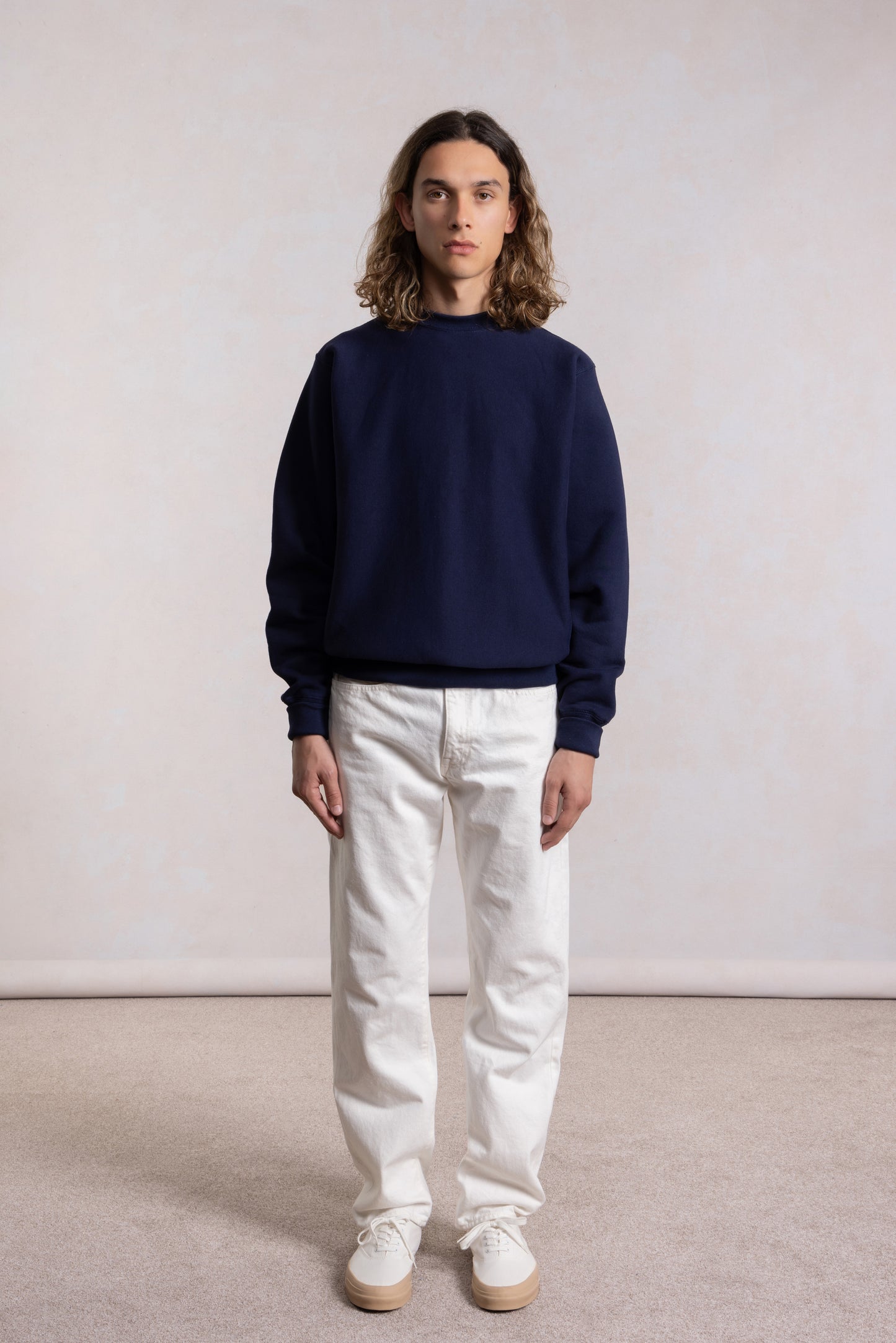 Sweatshirt Crewneck Max-weight - Bleu Marine