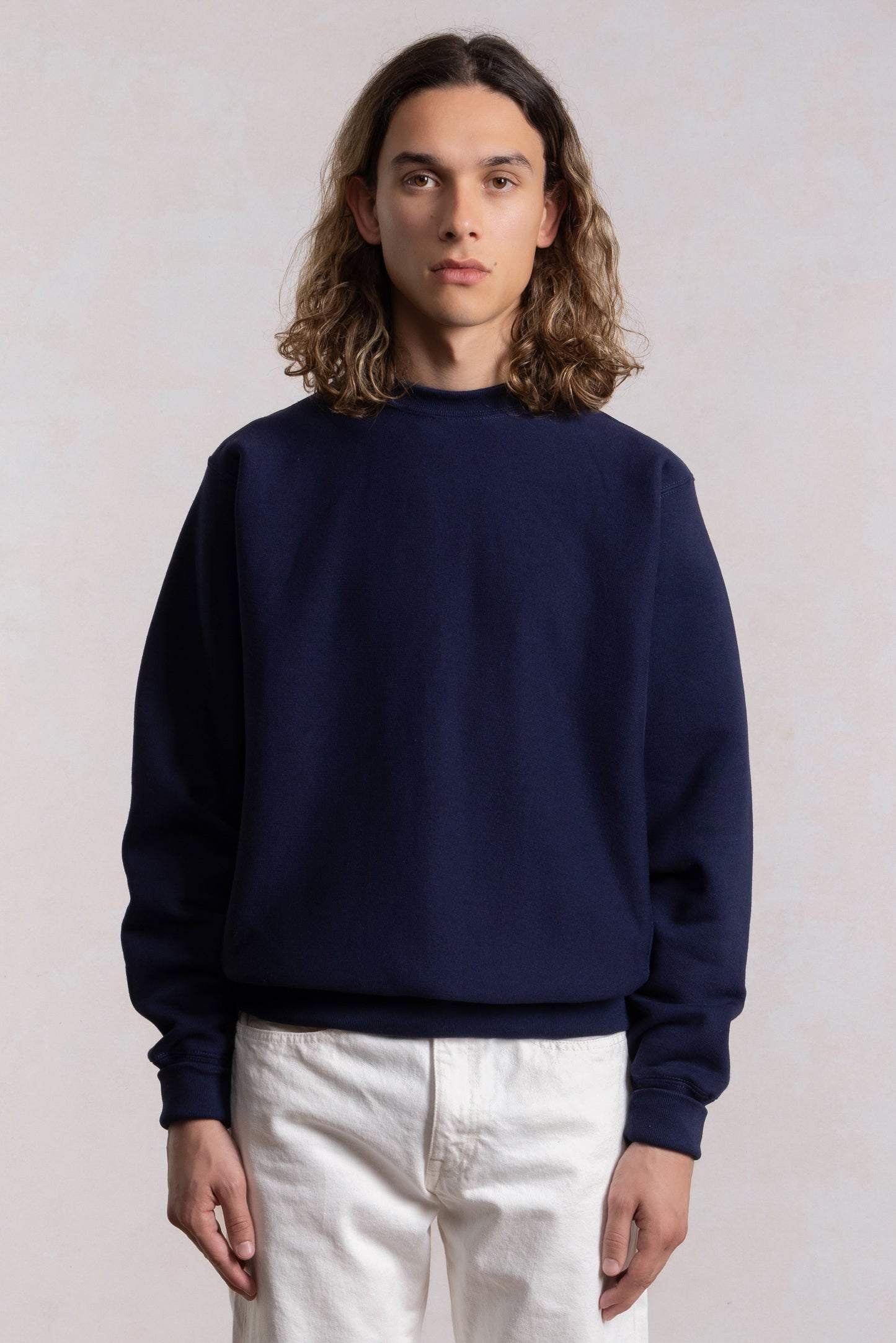 Sweatshirt Crewneck Max-weight - Bleu Marine