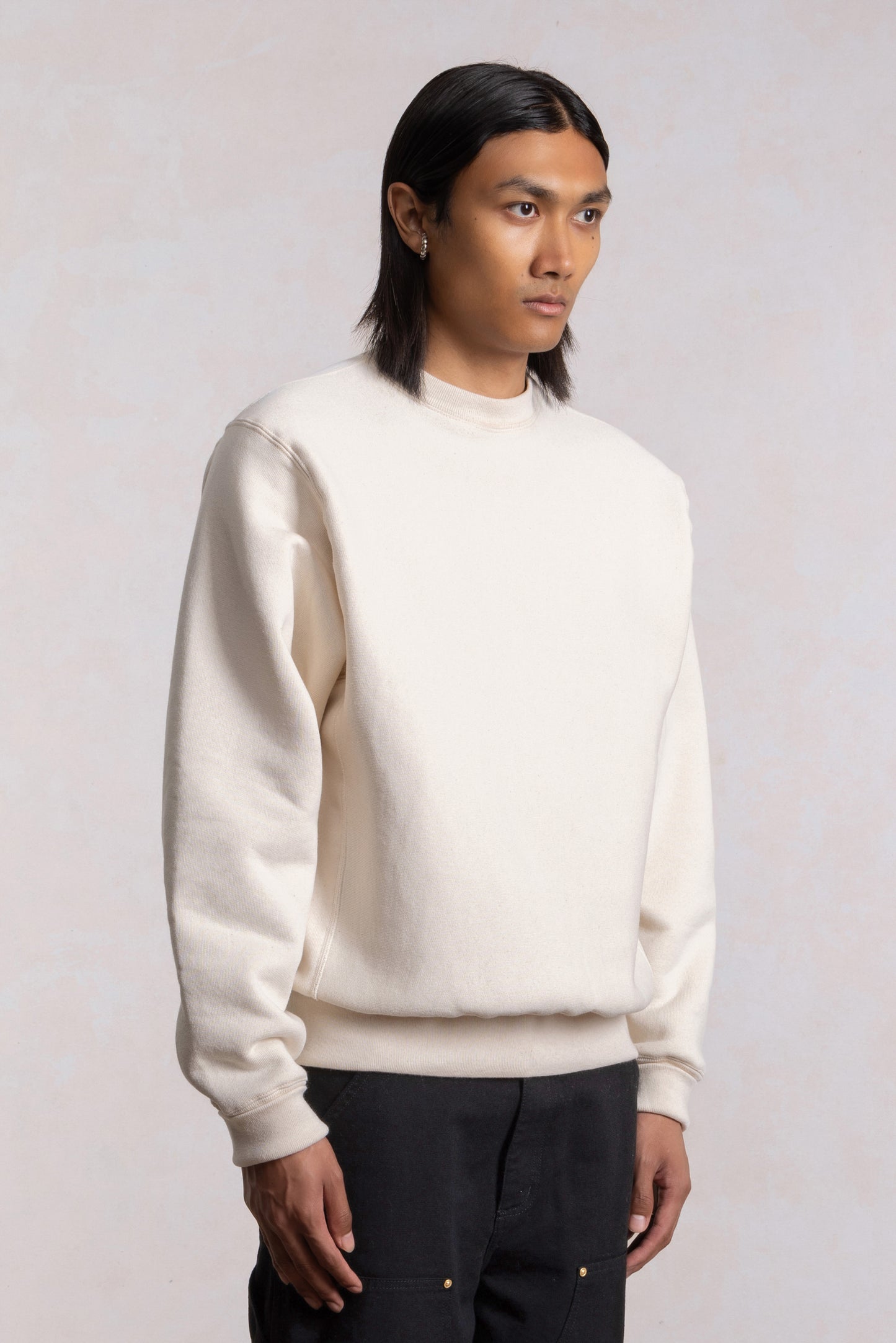 Max-weight Crewneck Sweatshirt - Natural