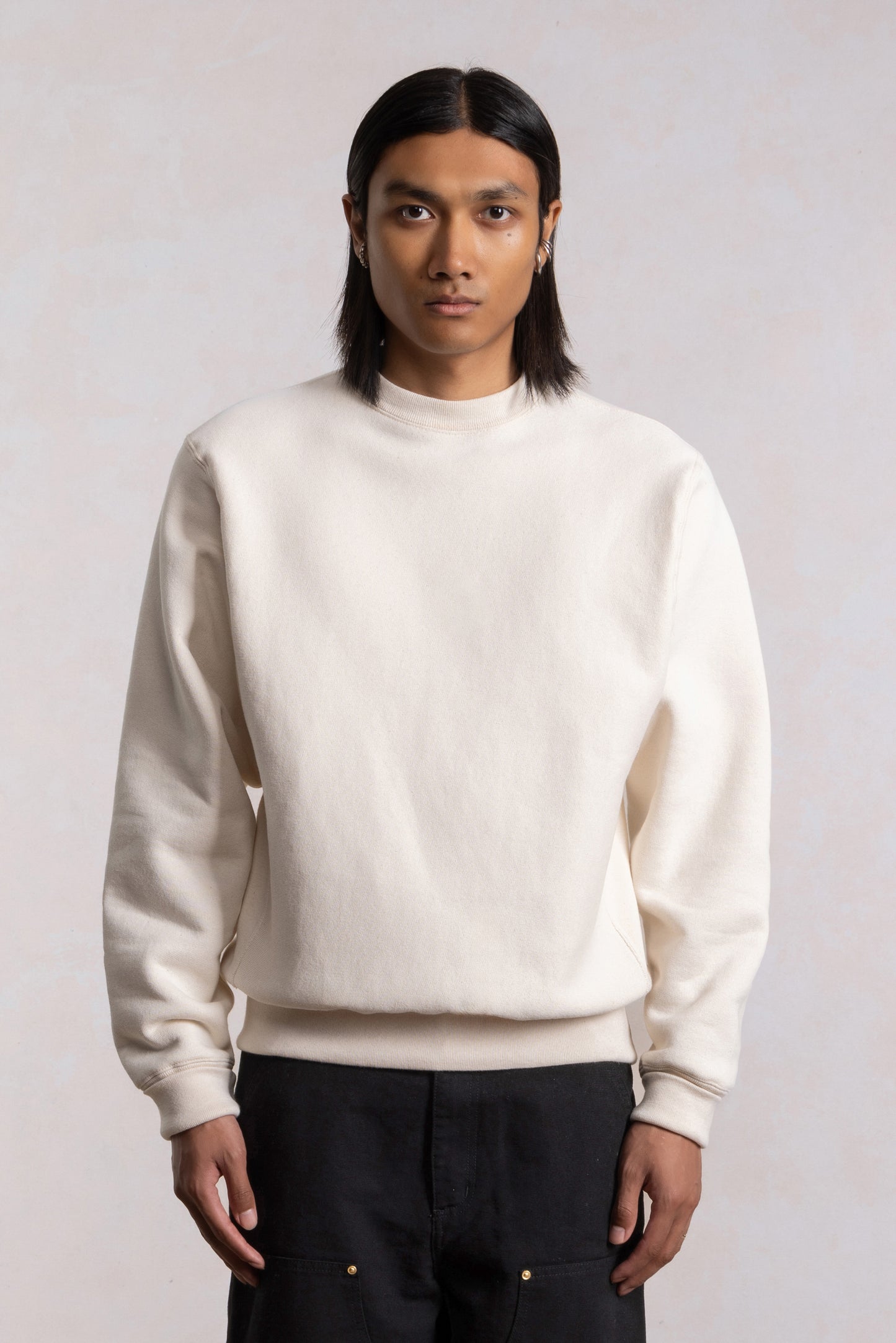 Sweatshirt Crewneck Max-weight - Natural