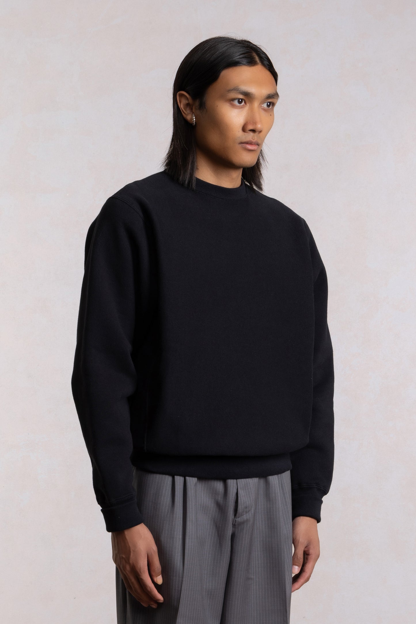 Sweatshirt Crewneck Max-weight - Noir