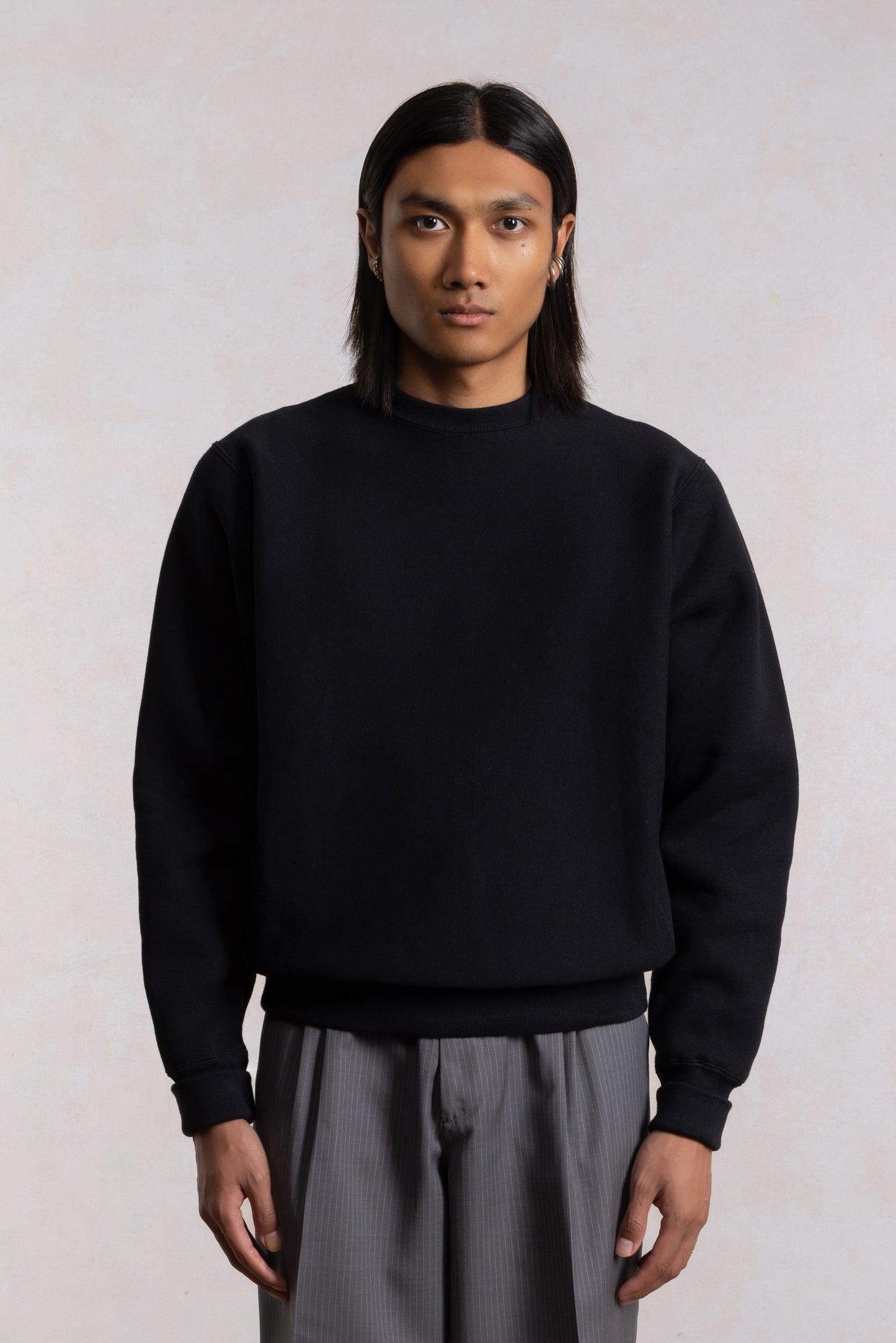 Sweatshirt Crewneck Max-weight - Noir