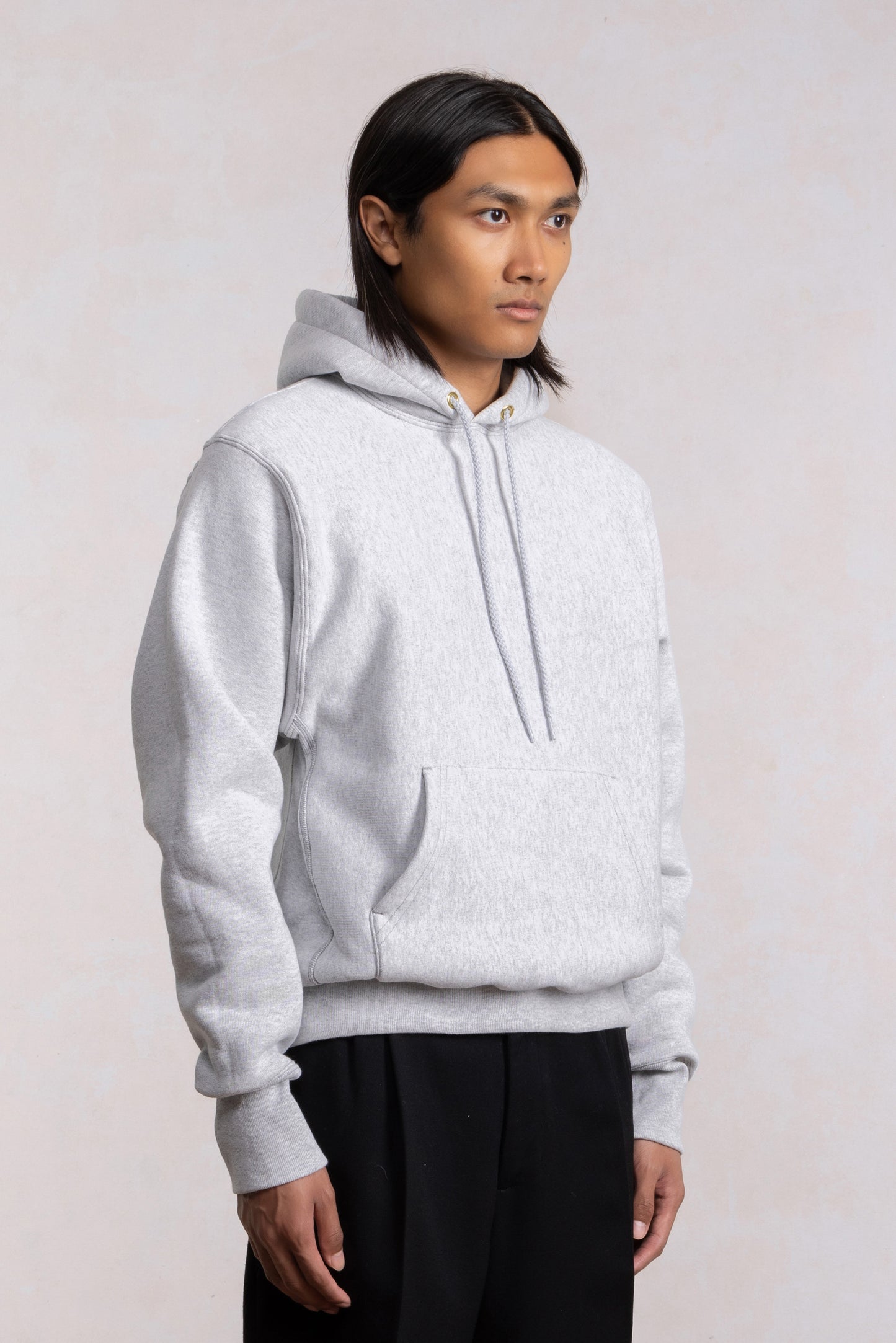 Hoodie Max-weight - Gris Chiné