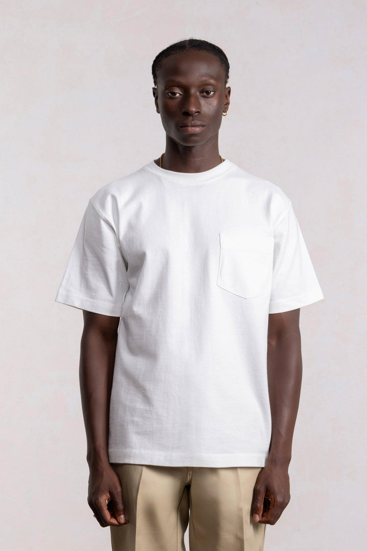 T-shirt à poche Max-weight - Blanc