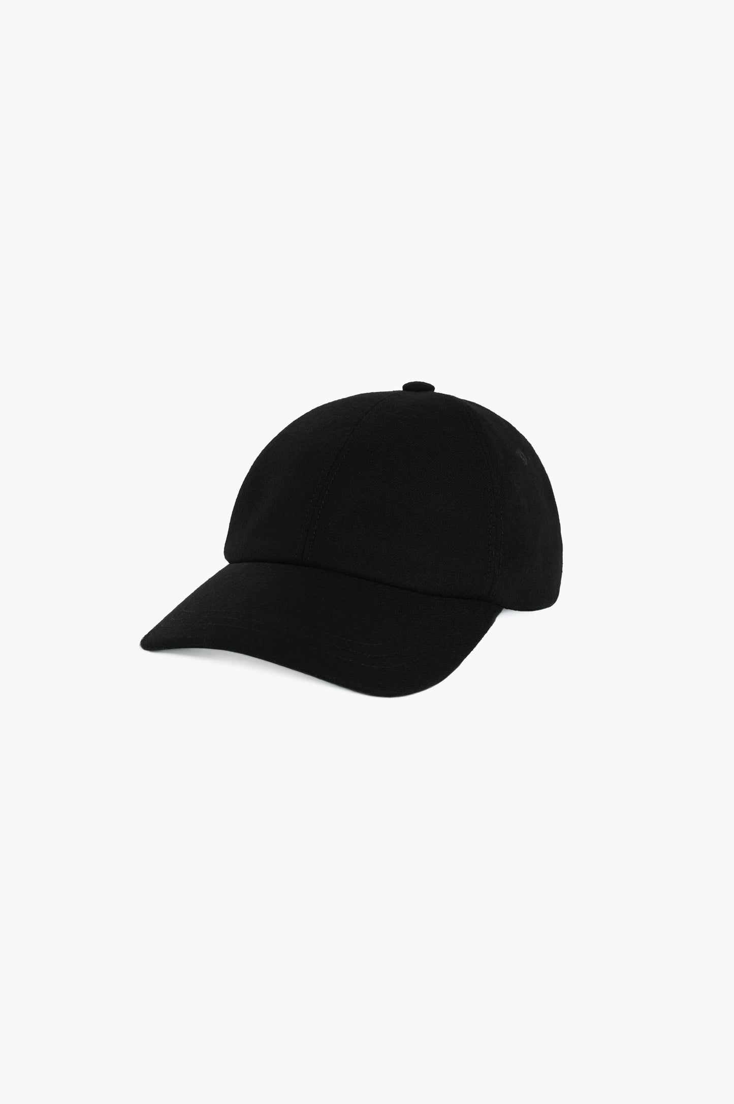 Casquette '6 panel' - Laine Noir