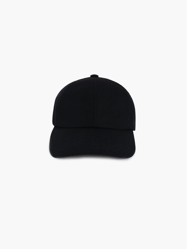 Casquette '6 panel' - Laine Noir