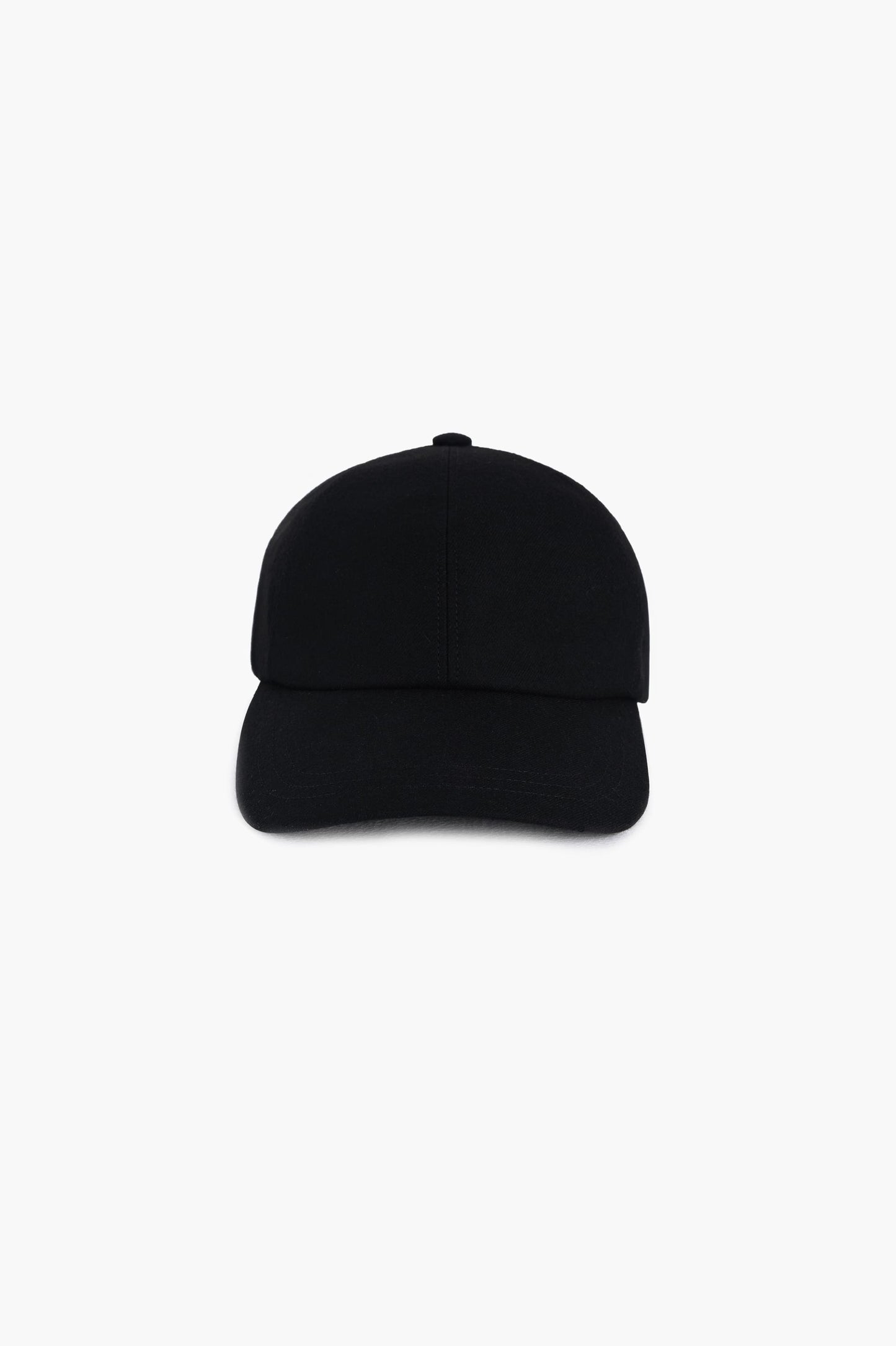 Casquette '6 panel' - Laine Noir