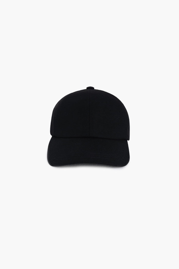 Casquette '6 panel' - Laine Noir
