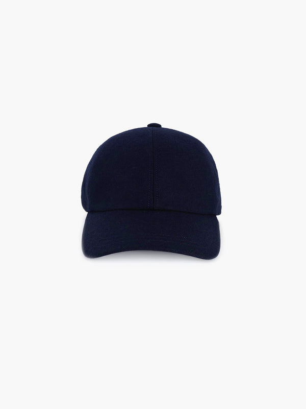 Casquette '6 panel' - Laine Bleu Marine