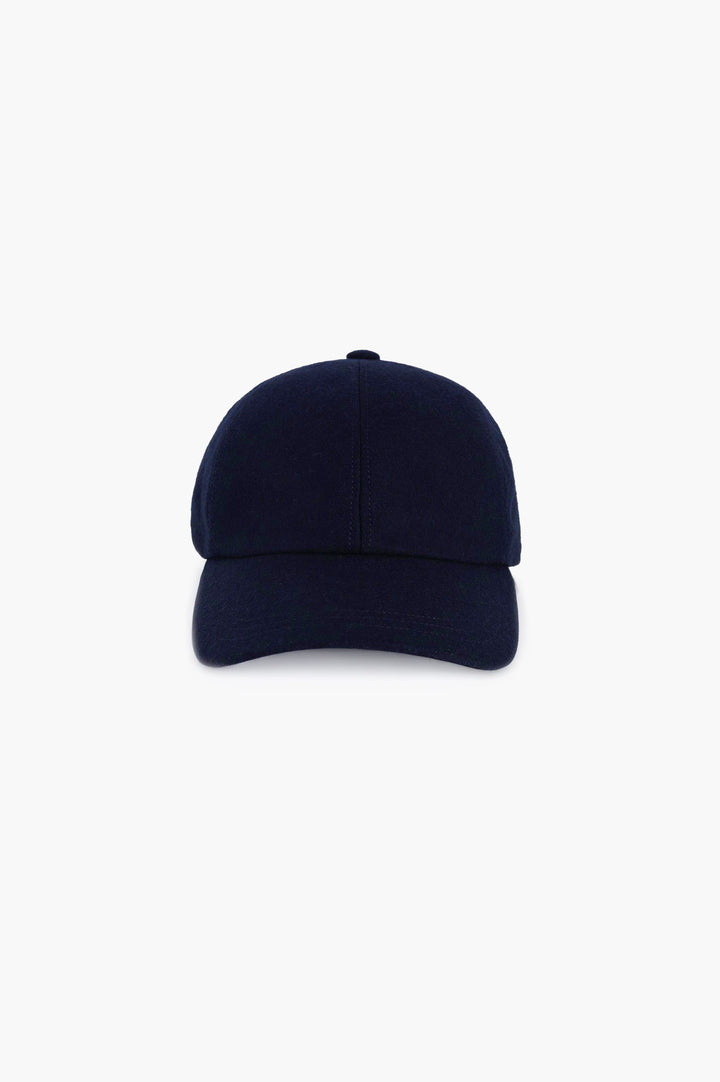 Casquette '6 panel' - Laine Bleu Marine