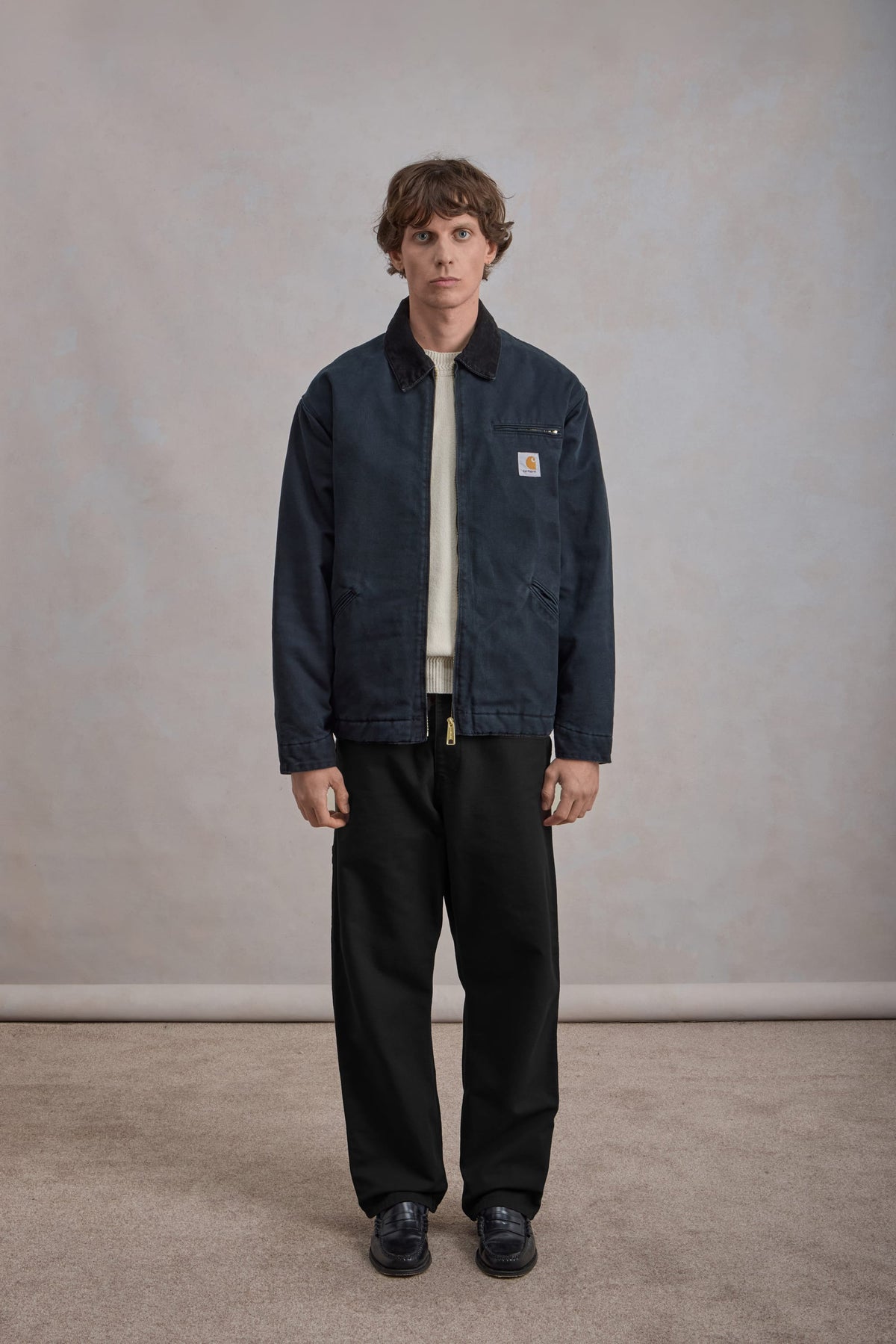 OG Detroit Jacket - Black / Black stone