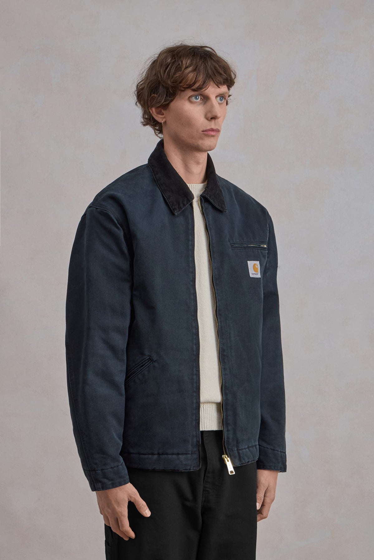 OG Detroit Jacket - Black / Black stone