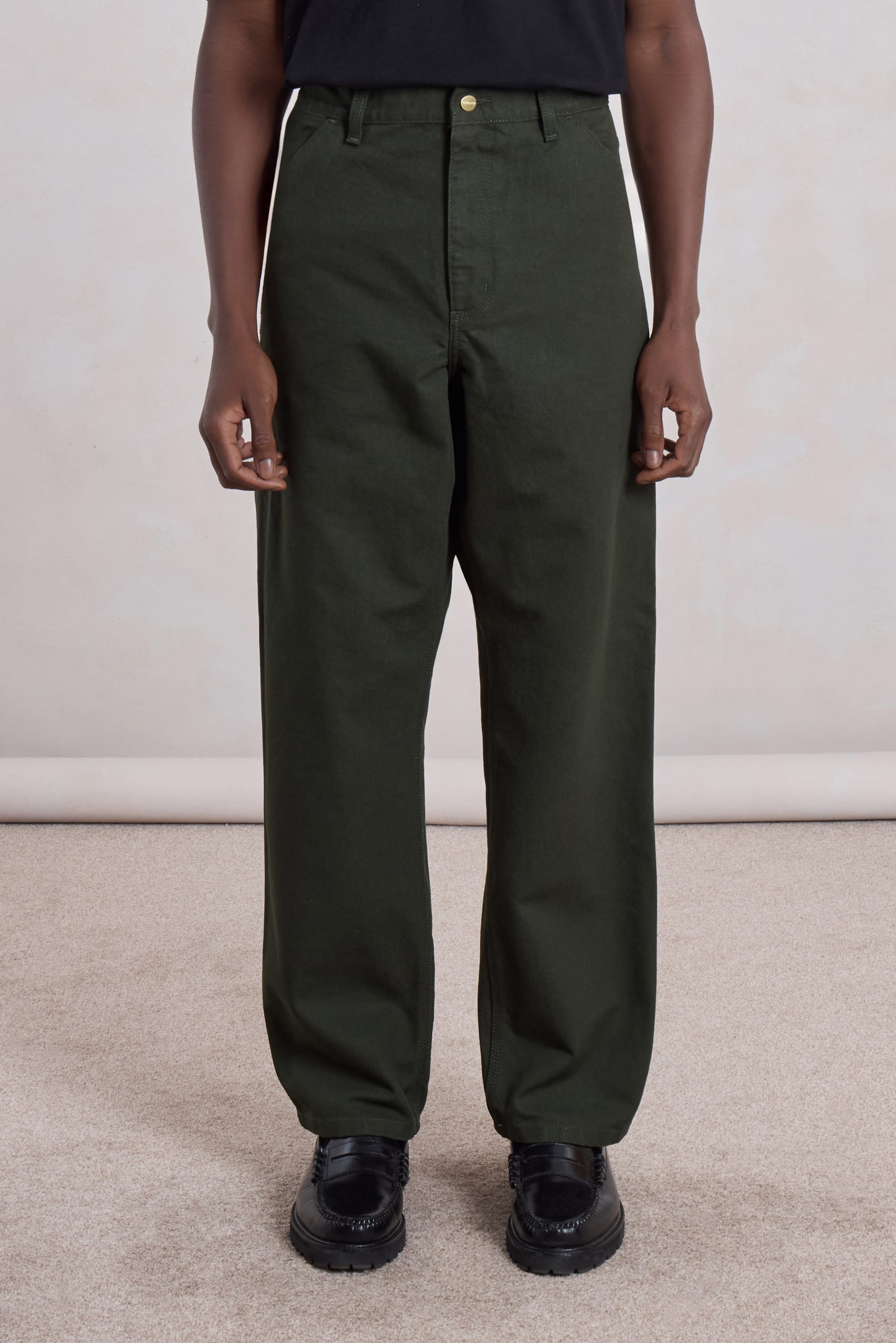 CARHARTT WIP - Single Knee Pant Dearborn Canvas Olive – suuupply